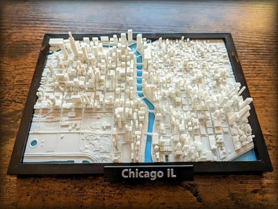 A model of the city of Chicago, USA - A store full of imaginative ideas 