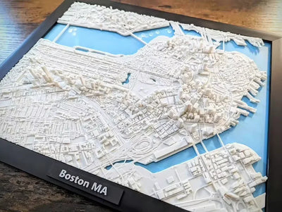Boston City Model Street View Skyline Architectural Ornament - A store full of imaginative ideas 
