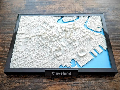 Cleveland, Ohio City Model Street View Skyline Architectural Ornament - A store full of imaginative ideas 