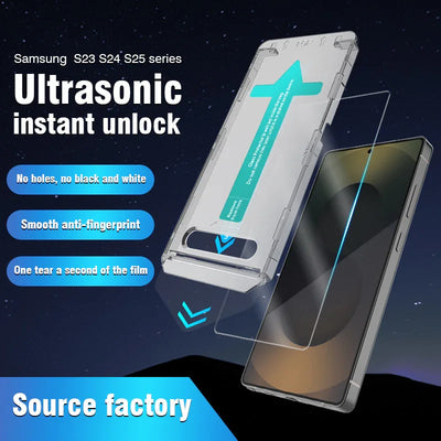Applicable to Samsung S24ultra tempered film S25Edge mobile phone film S23 + full screen non-porous no black edge second film - A store full of imaginative ideas 