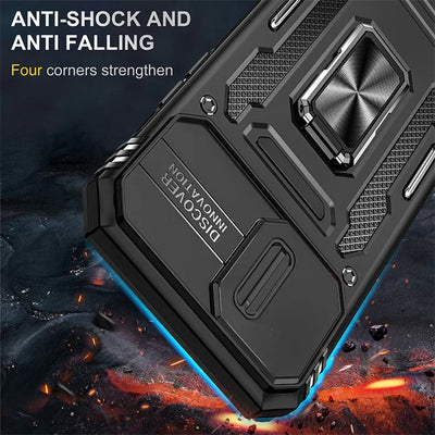 Compatible with iPhone Apple ring bracket, guest will anti-drop case, push window protective cover. - A store full of imaginative ideas 