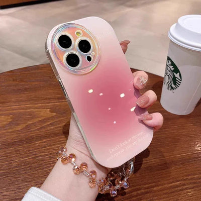 Ins wind candy gradual change smudge applicable apple 14promax mobile phone case new iPhone16Pro advanced laser lens all-inclusive anti-drop ip15PM fashion Internet celebrity 13 couple 16 female 11 - A store full of imaginative ideas 