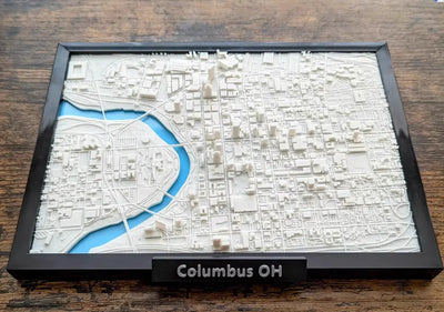 A model of Columbus cityscape skyline buildings from Ohio, USA - A store full of imaginative ideas 