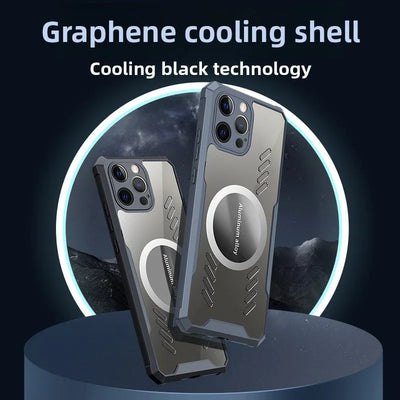 Compatible with iPhone15PROmax mobile phone case,/magnetic anti-drop protective case/graphene mobile phone case. - A store full of imaginative ideas 